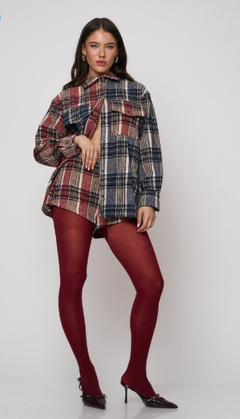 חולצת מנולה משבצות