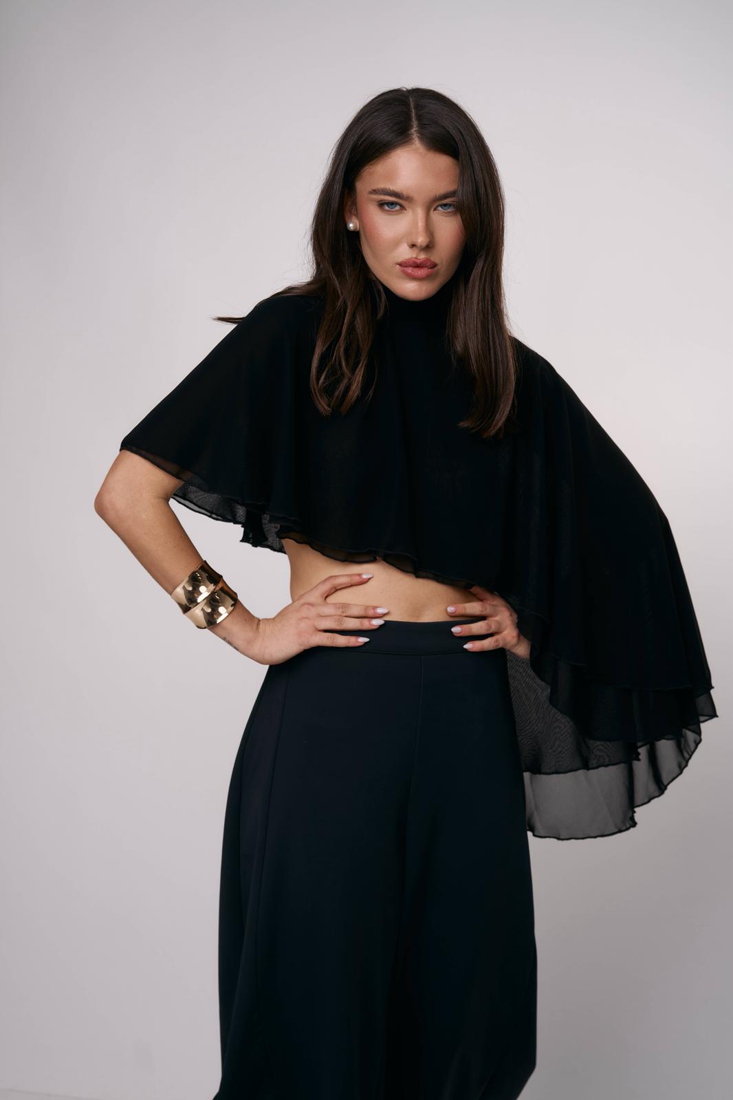 חולצת ארבל שחור