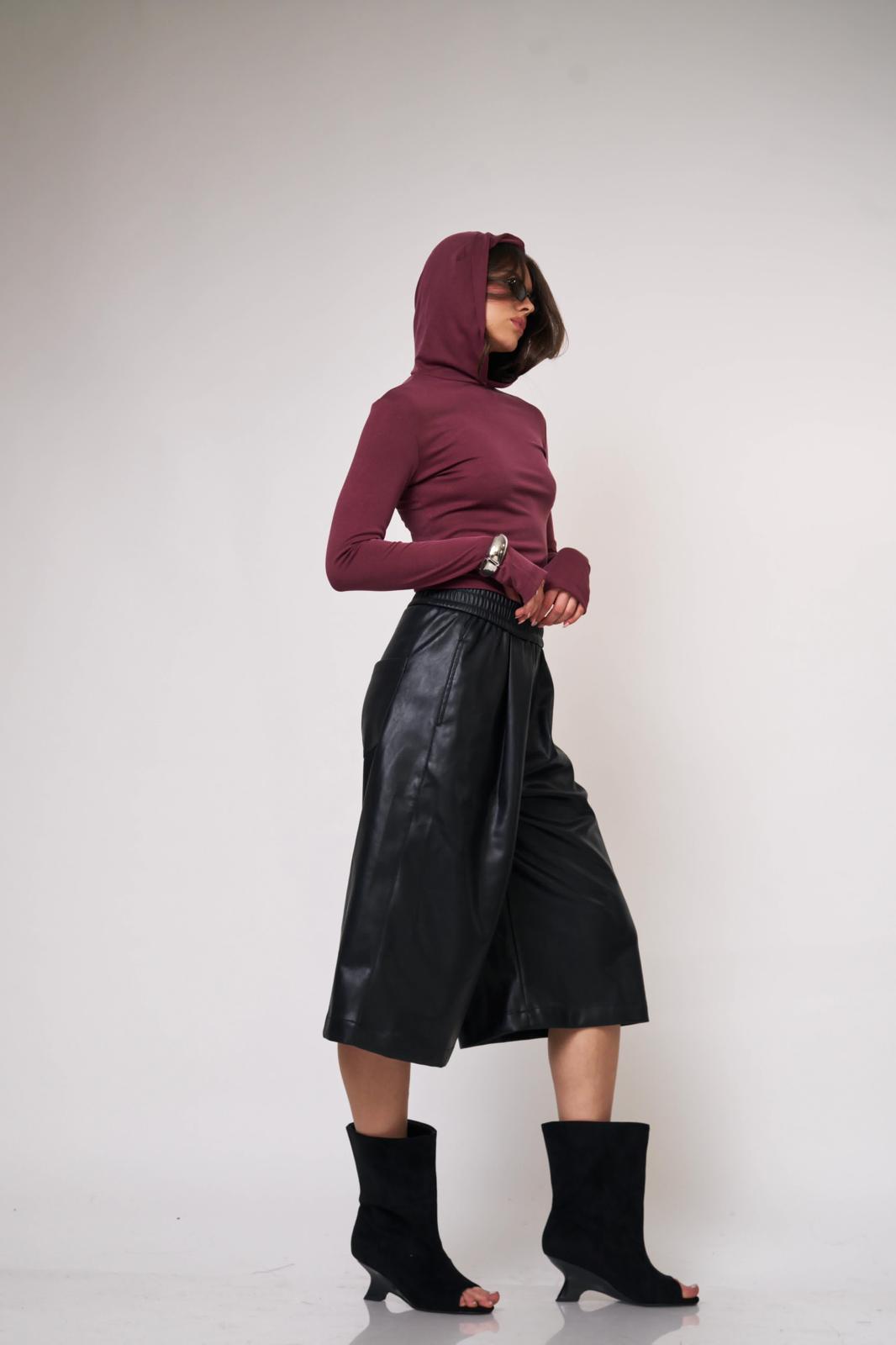 חולצת אלה בורדו