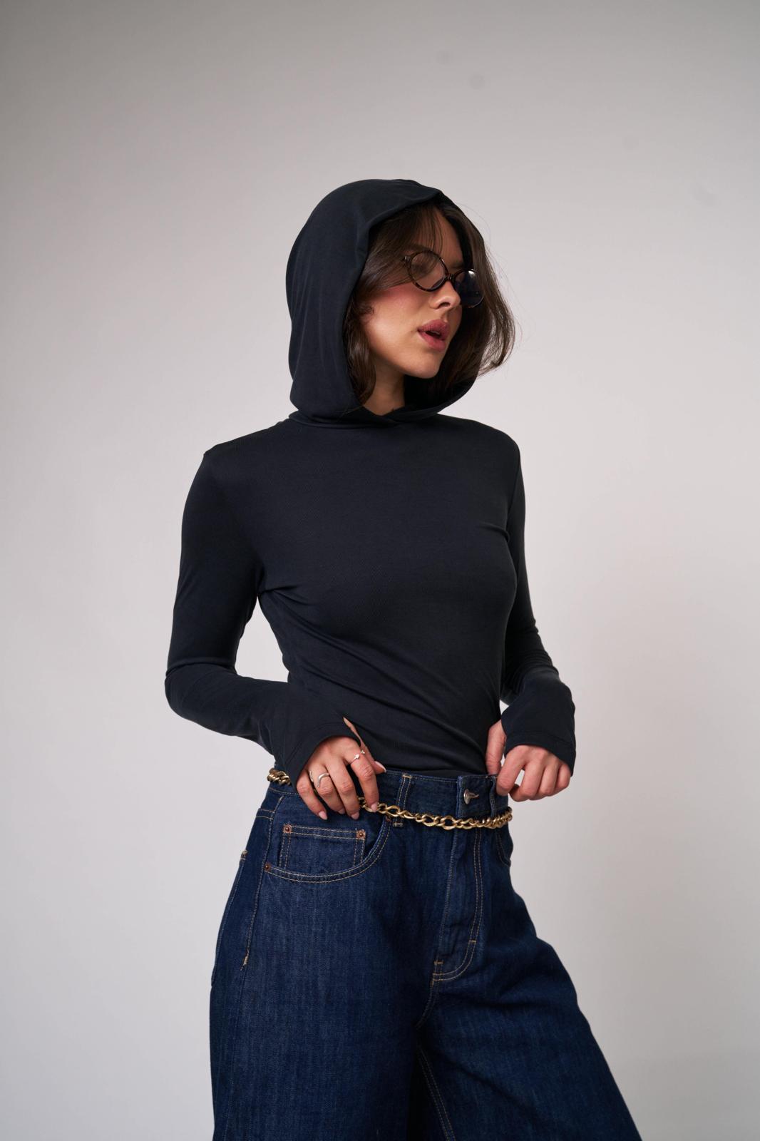 חולצת אלה שחור