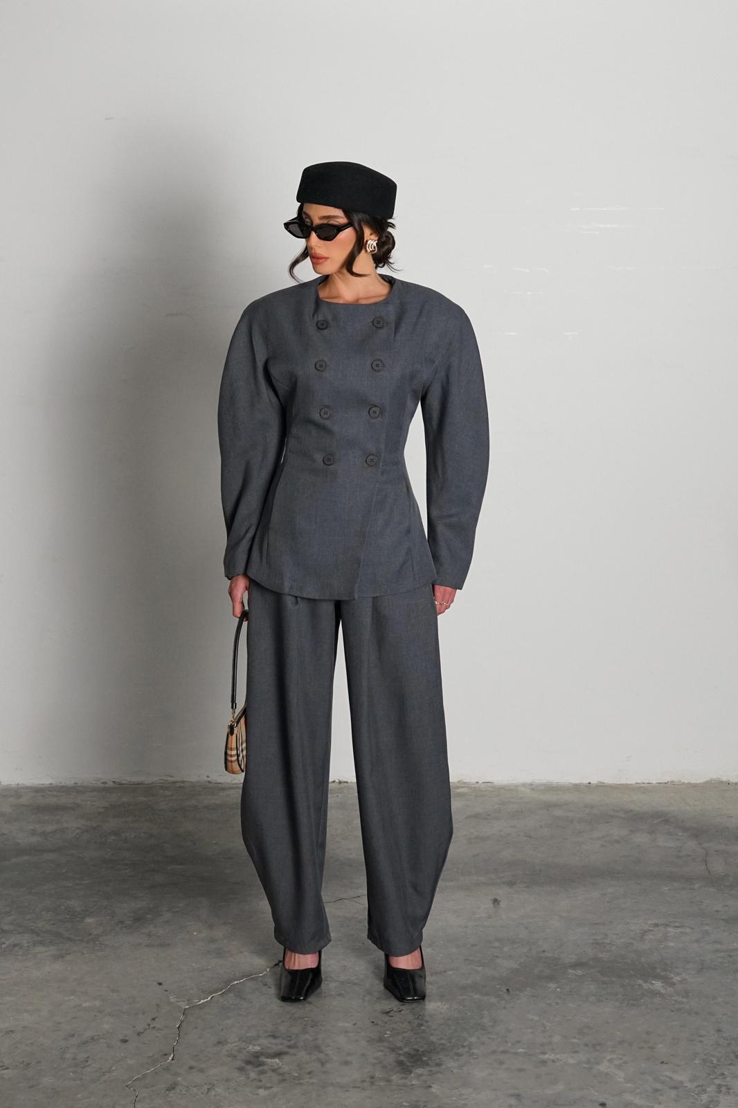 חליפת אופיליה-אפור