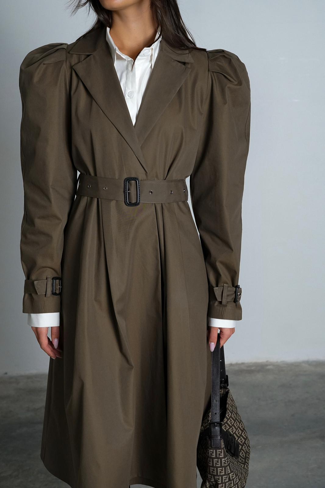 גקט טרנץ אלבון זית - C’est Moi