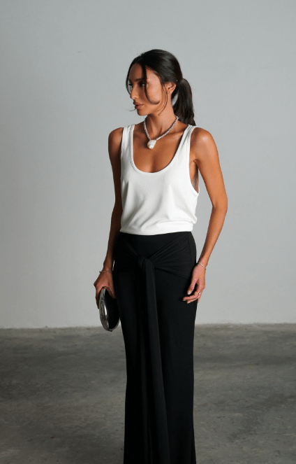 גופיית סימור אוברסייז - לבן - C’est Moi