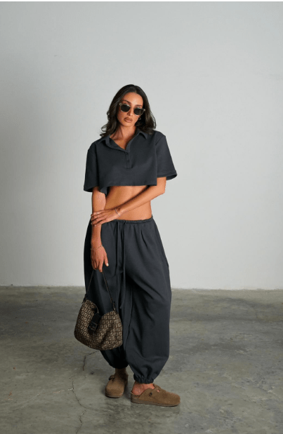 חליפת בלום - אפור פחם - C’est Moi