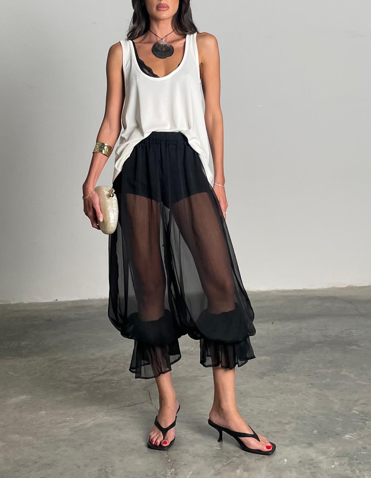 מכנסי גריפין שחור - C’est Moi