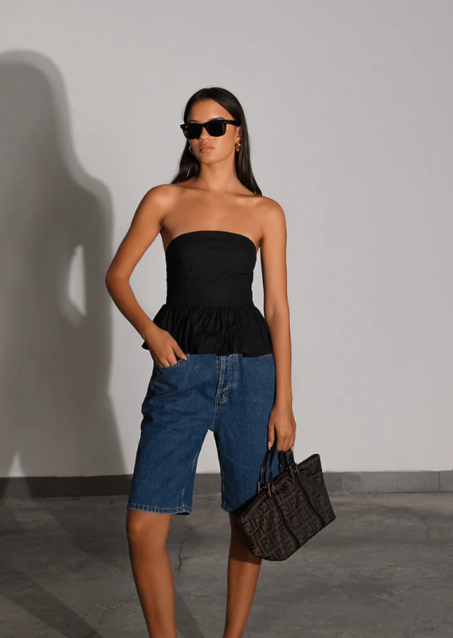 טופ מלודי - שחור - C’est Moi