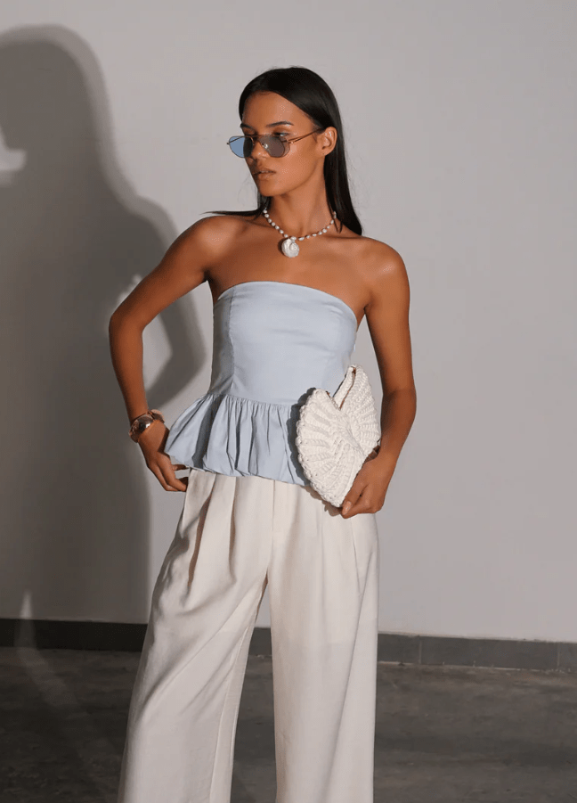 טופ מלודי - תכלת - C’est Moi