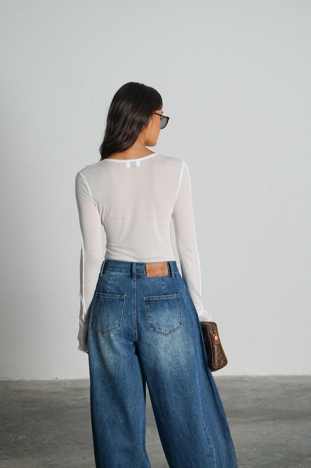 חולצת פורטר לבן - C’est Moi