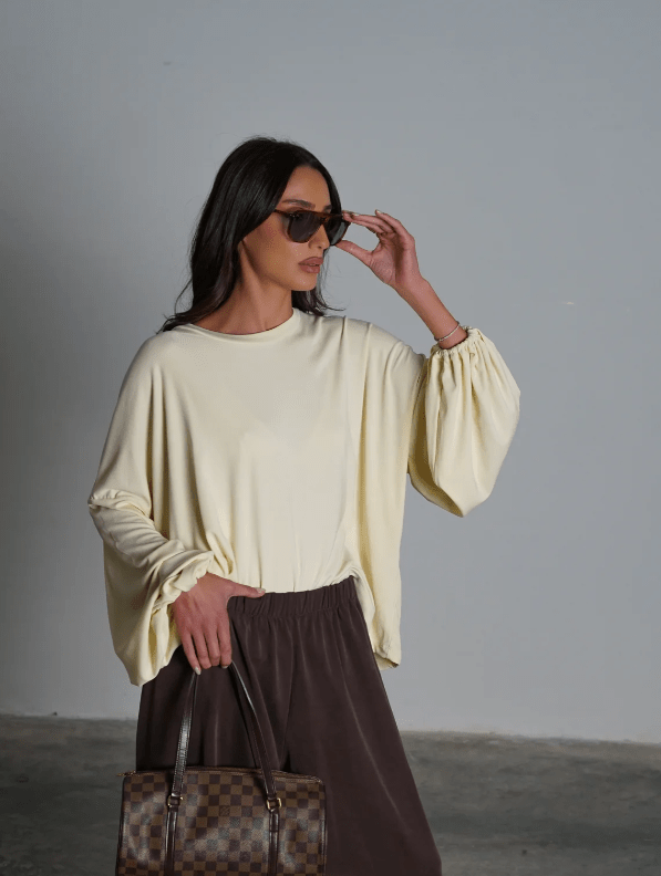 חולצת מייבי - חמאה - C’est Moi