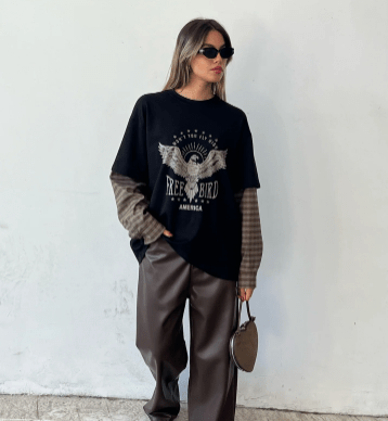 חולצת מירלי שחור - C’est Moi