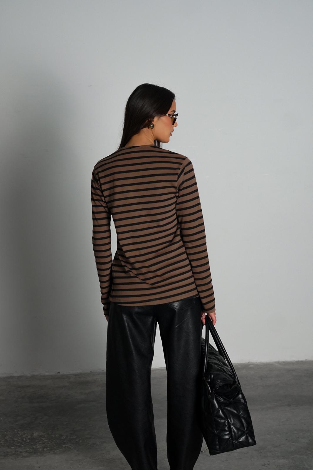 חולצת וונדי-חום