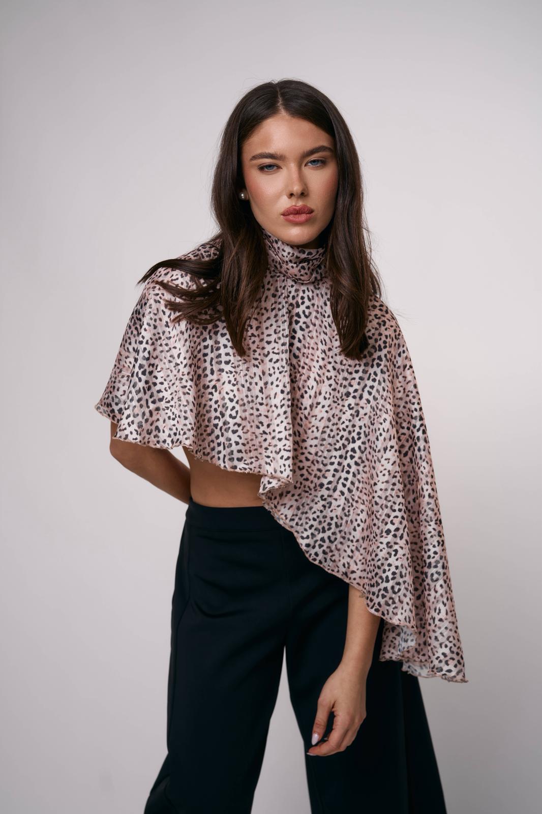 חולצת ארבל מנומרת