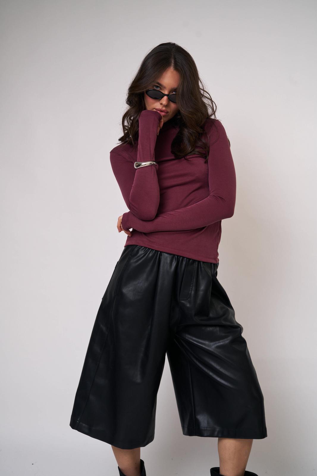 חולצת אלה בורדו