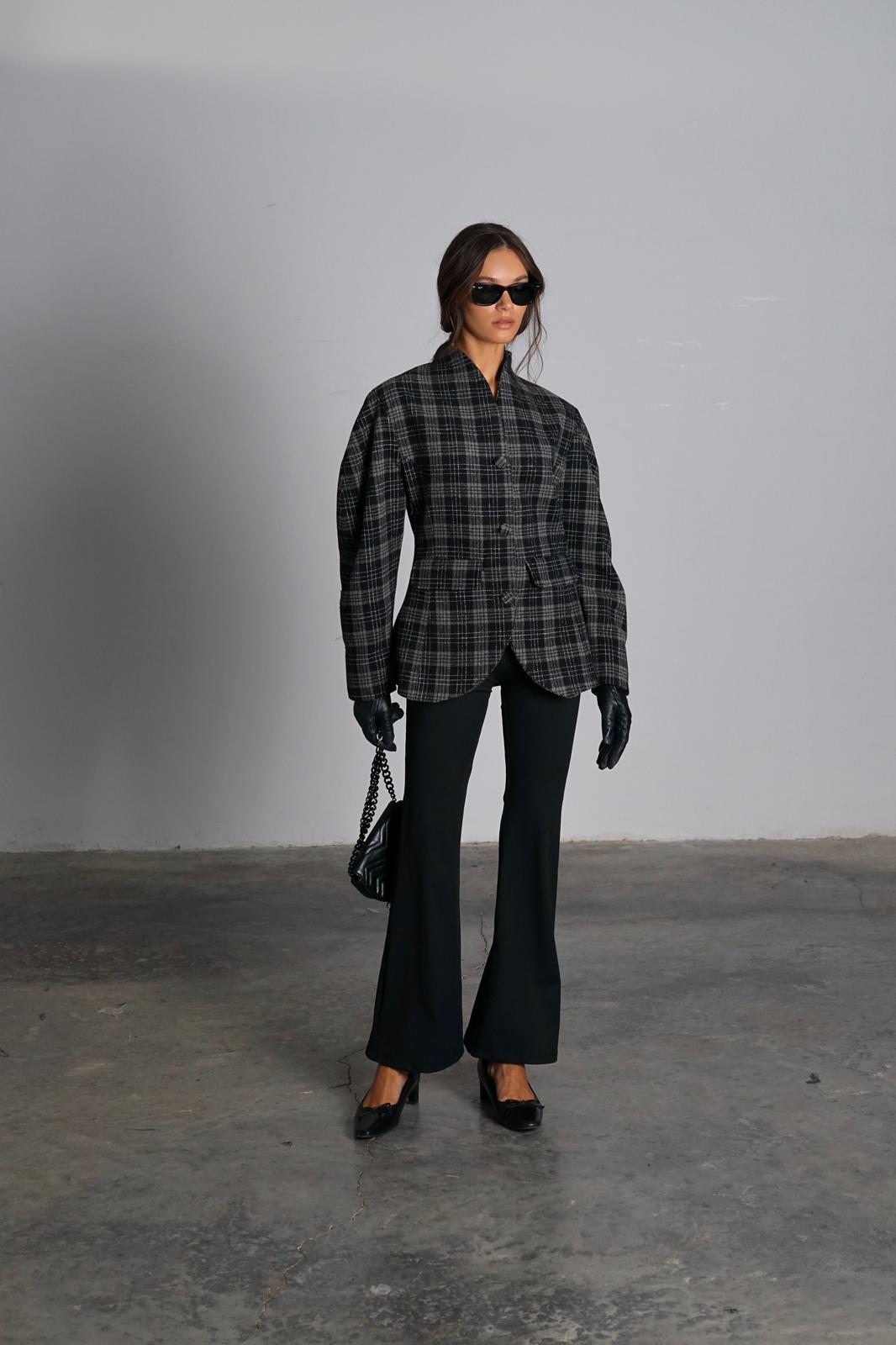 ג'קט מאלסיה-אפור