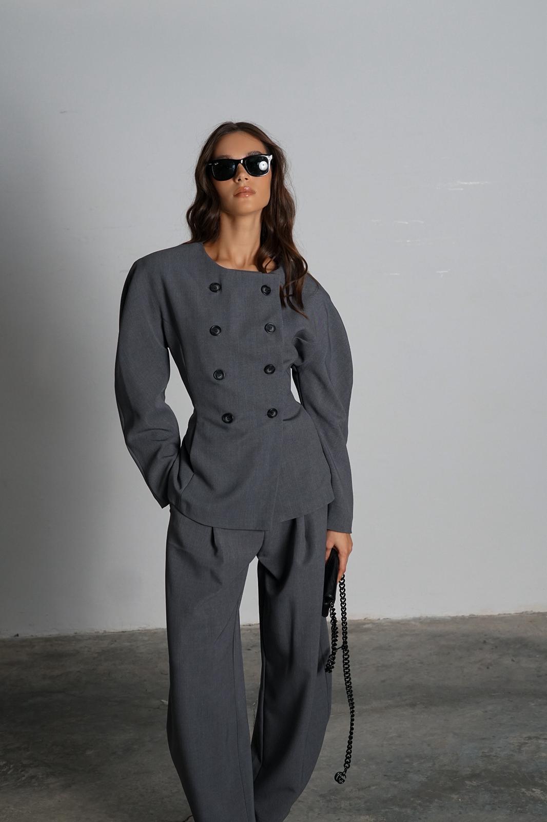 חליפת אופיליה-אפור