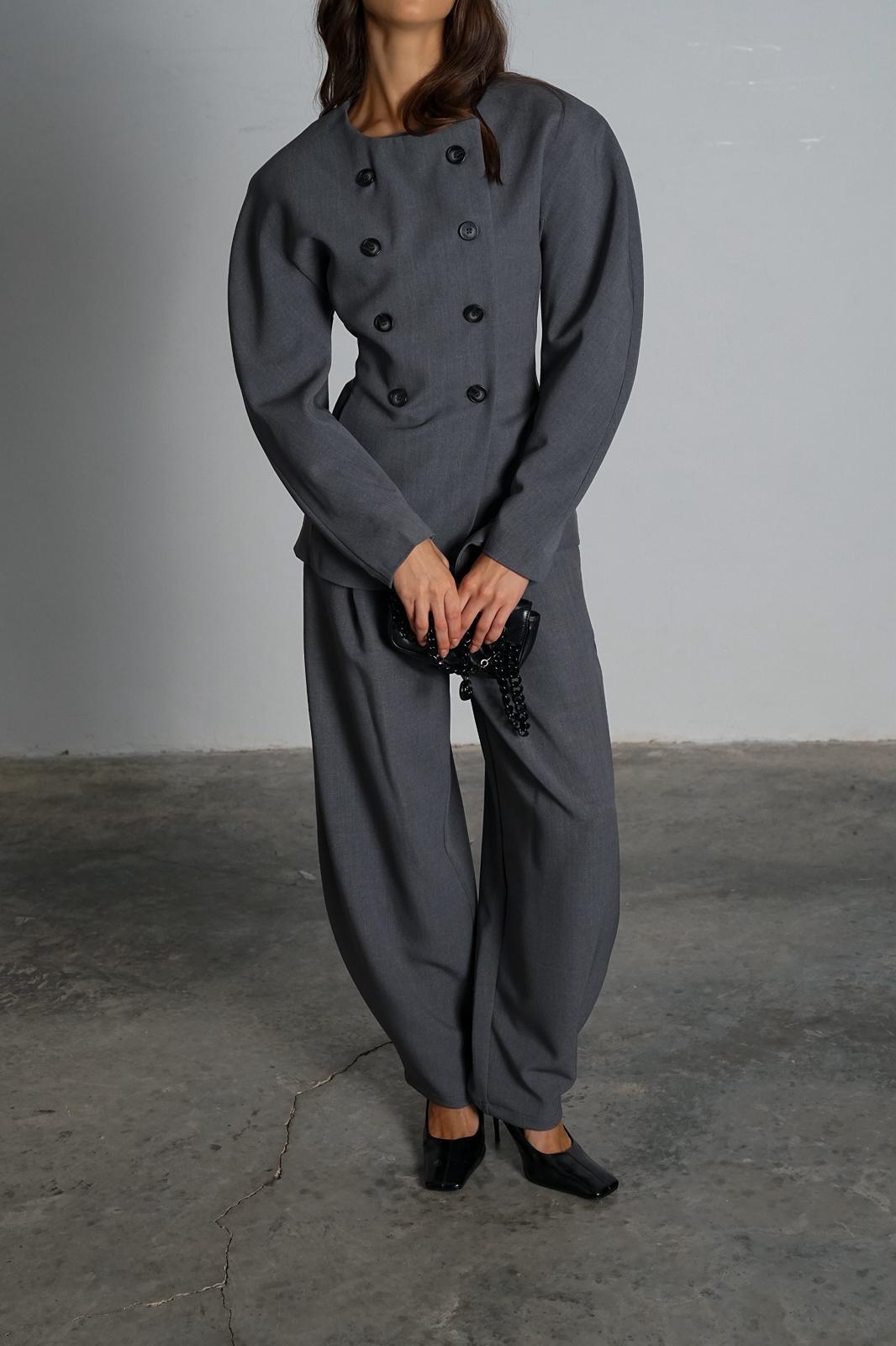 חליפת אופיליה-אפור