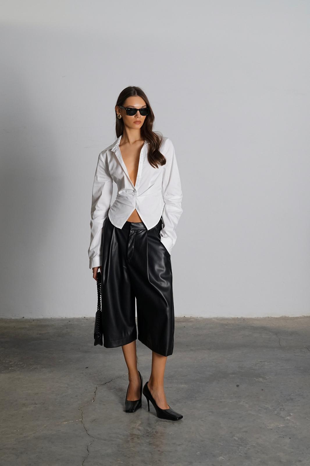 חולצת סאנסה לבן