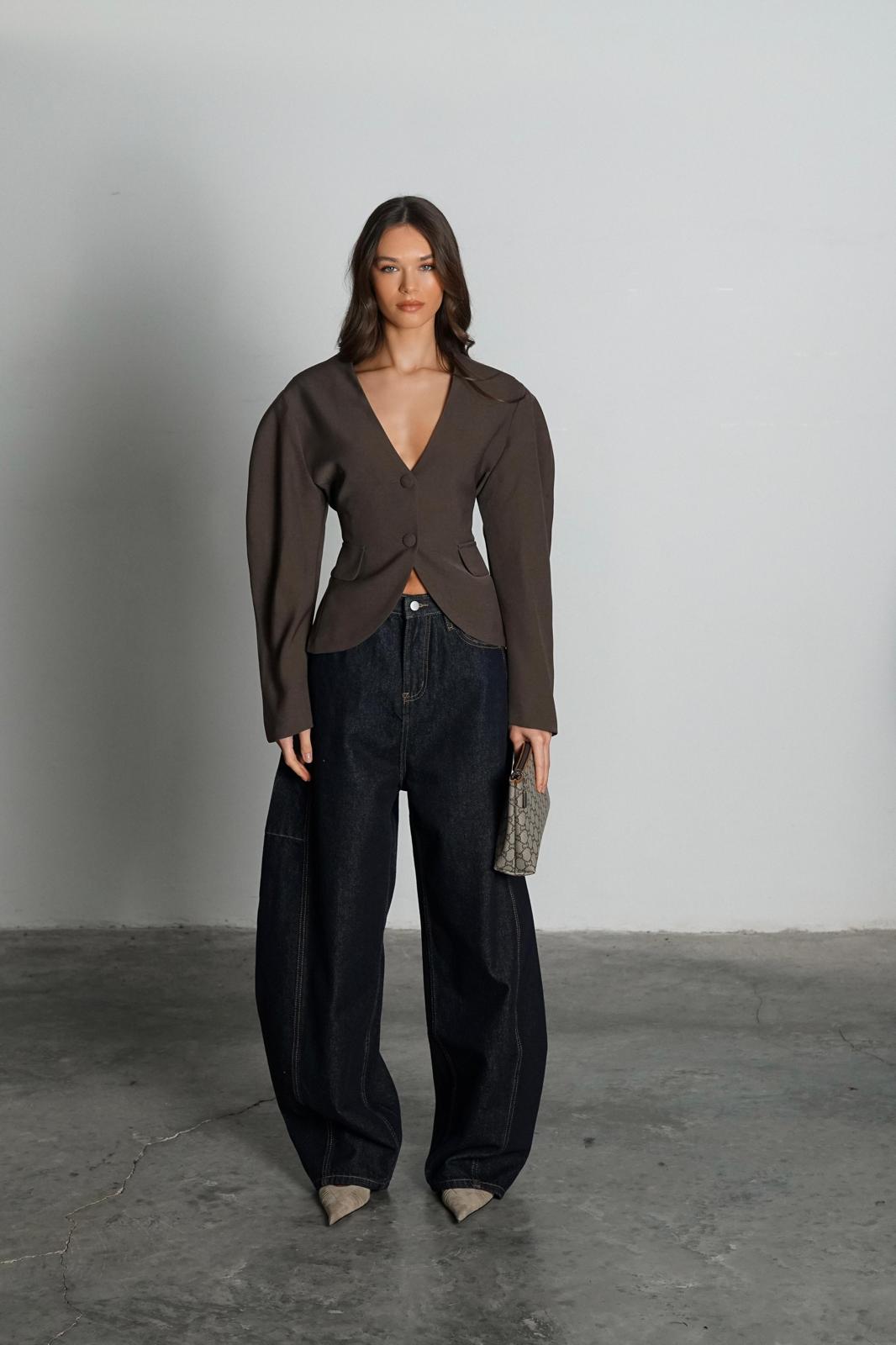 ג'קט אמיליה-חום