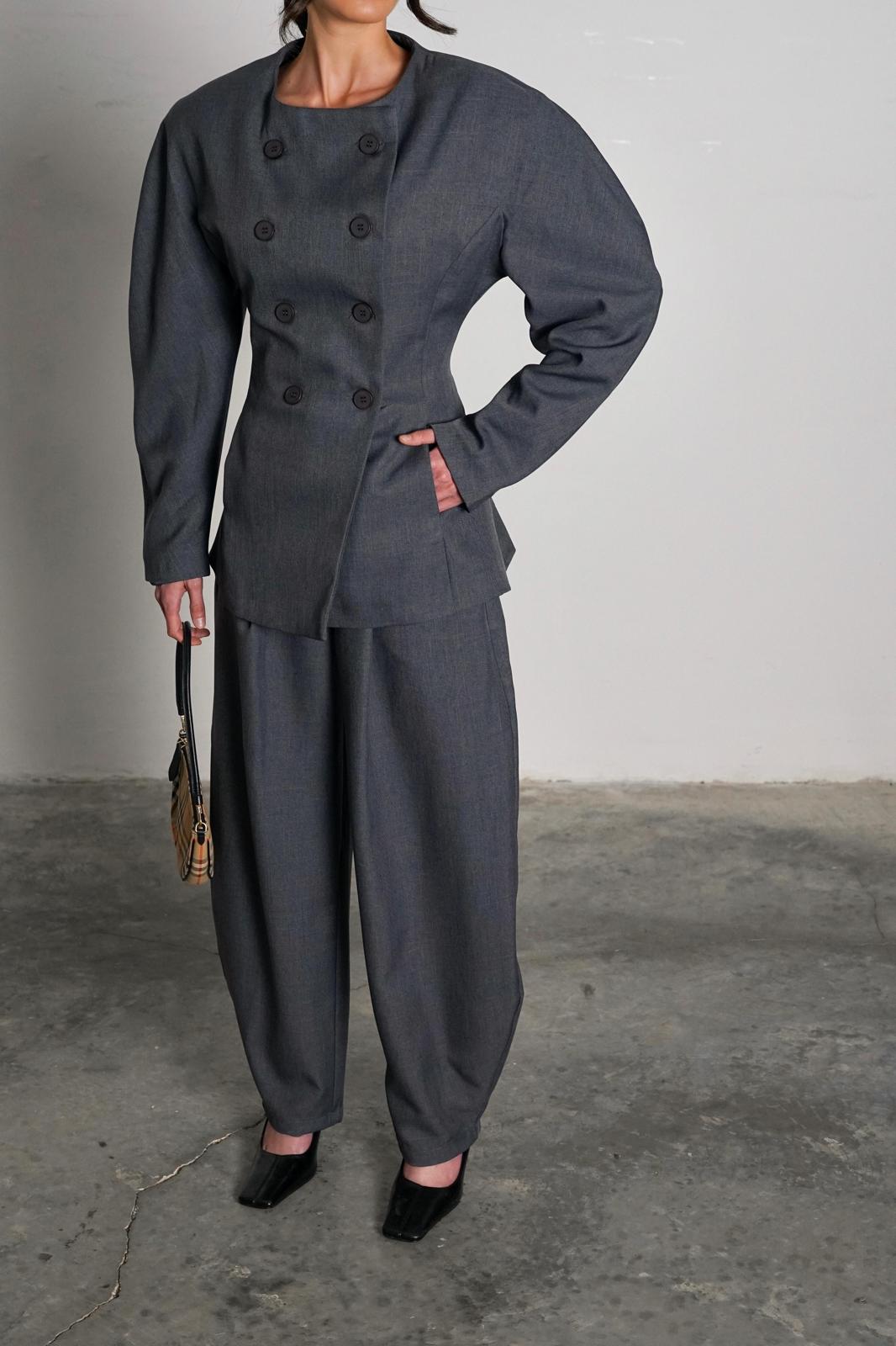 חליפת אופיליה-אפור