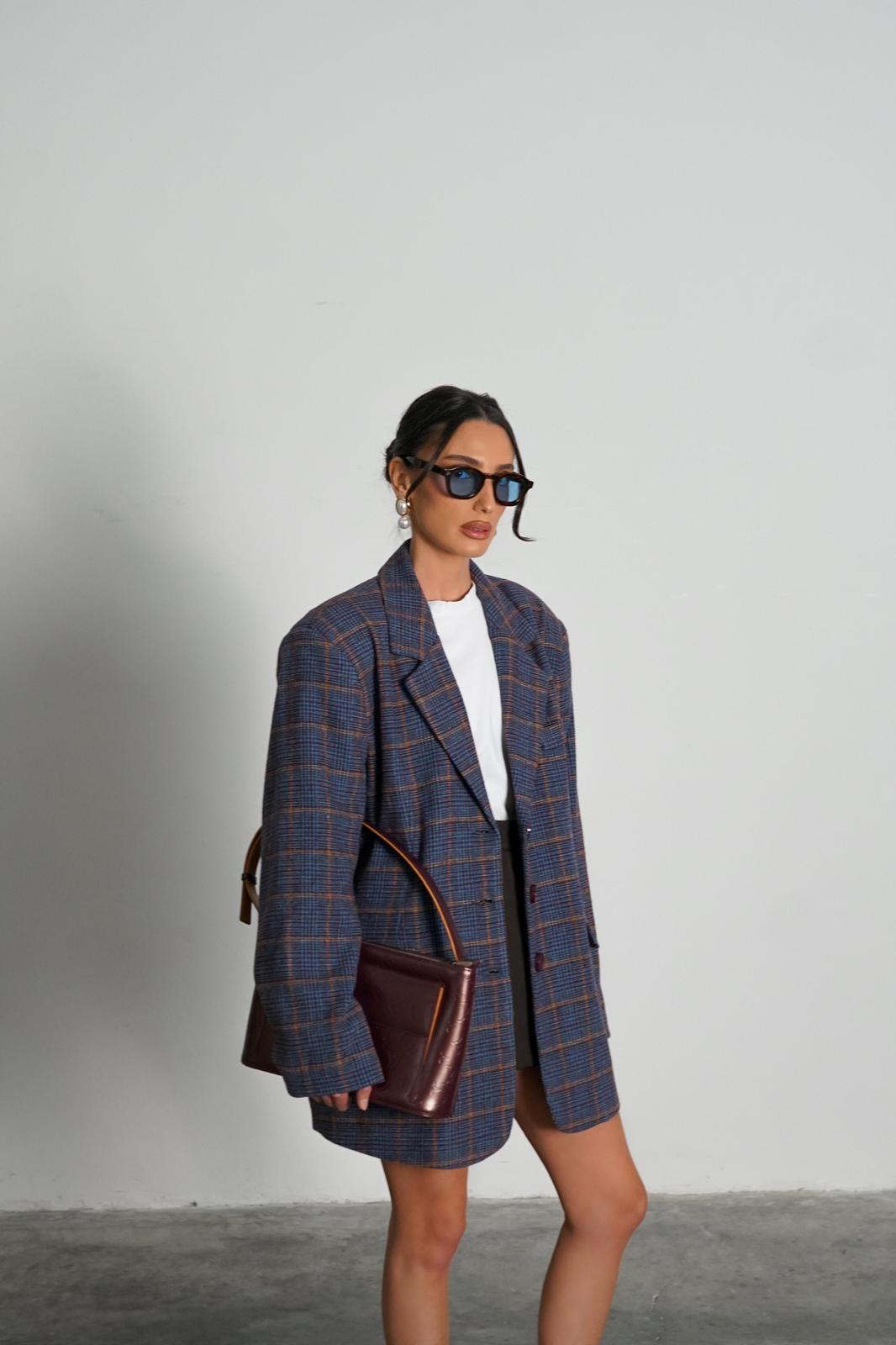 ג'קט קורט - תכלת - C’est Moi