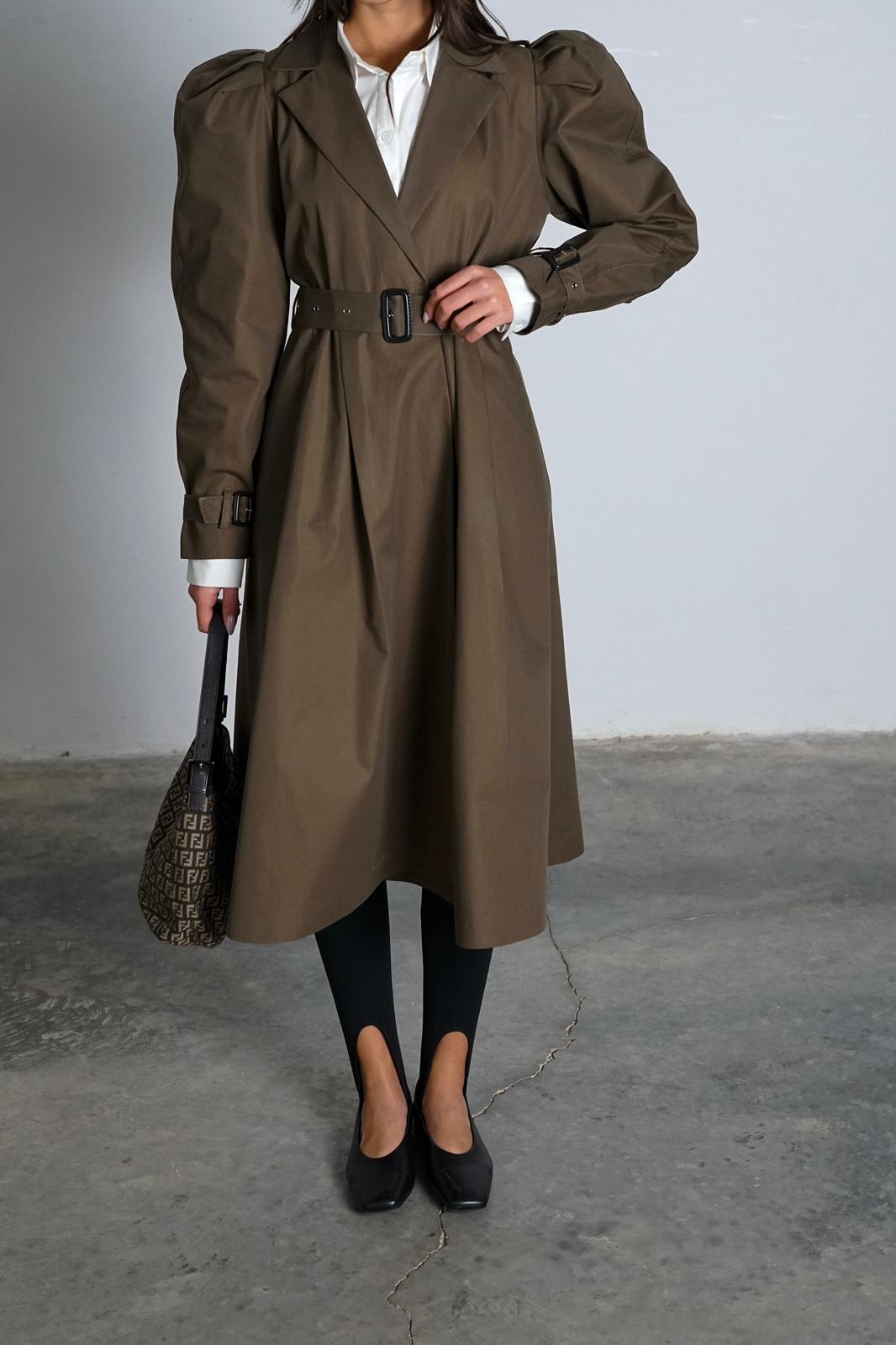 גקט טרנץ אלבון זית - C’est Moi