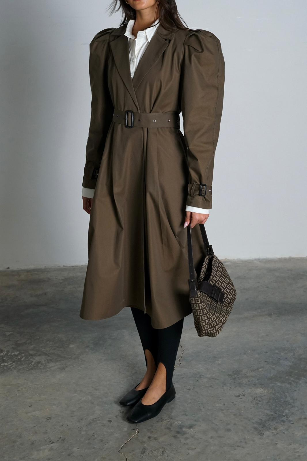 גקט טרנץ אלבון זית - C’est Moi