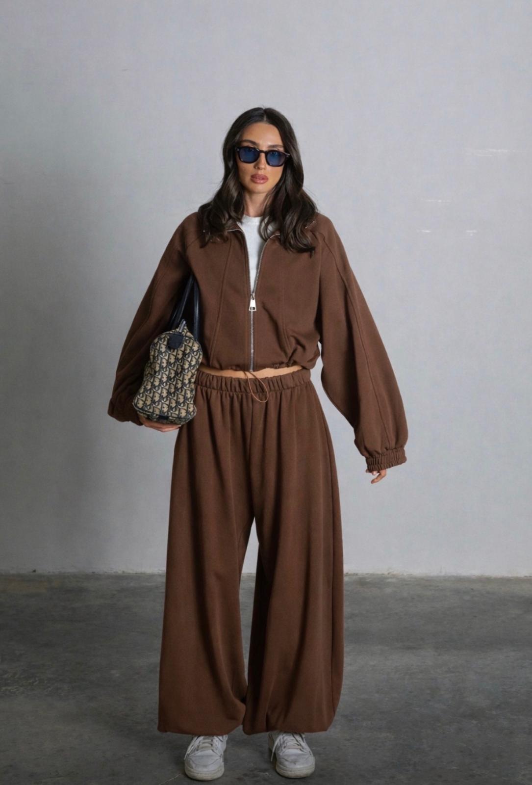 חליפת ריטרי חום - C’est Moi