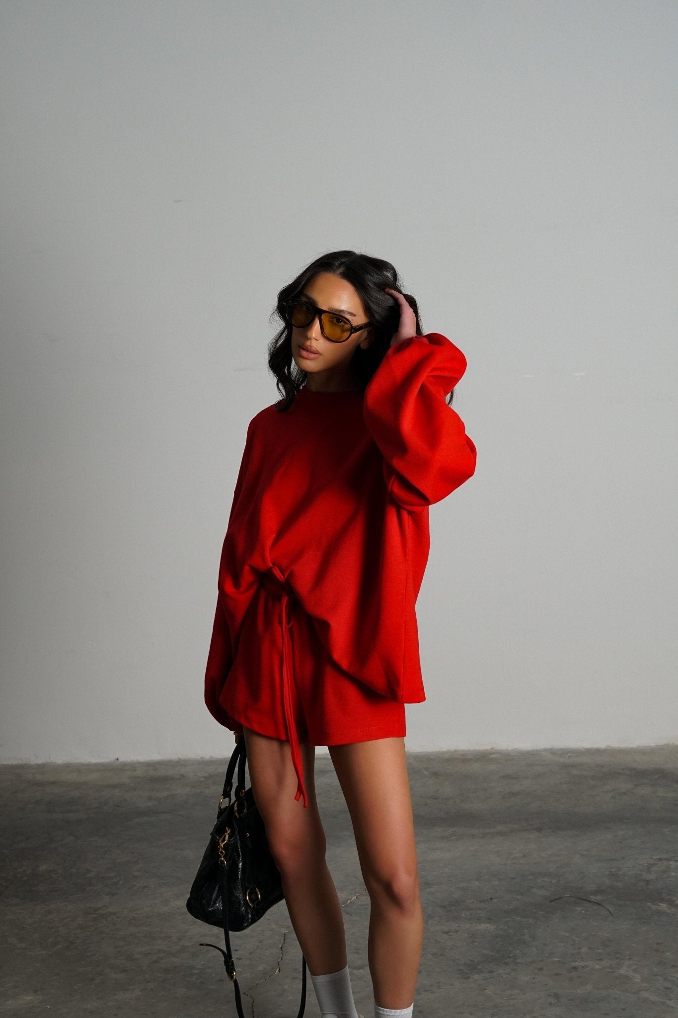 חליפת סאליבן - אדום - C’est Moi