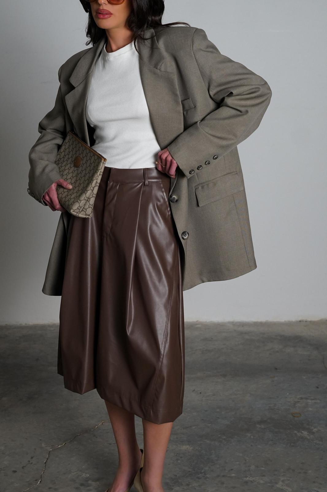 מכנס פירסון חום - C’est Moi