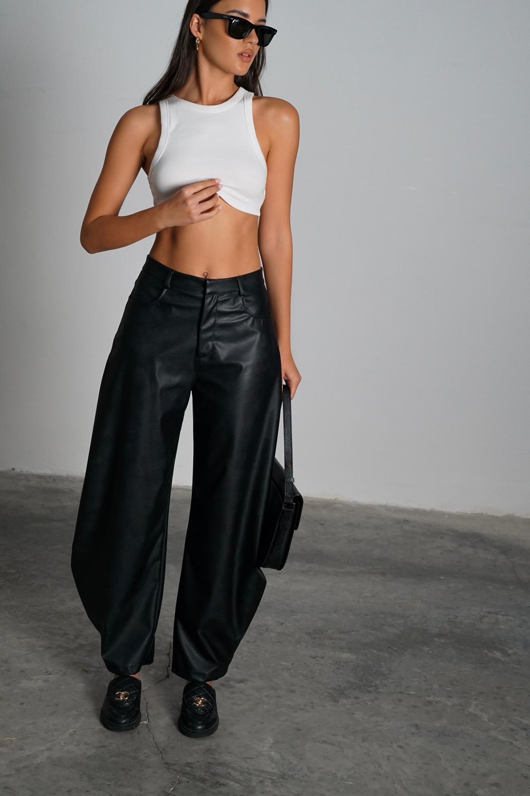 מכנסי ג'אגר - שחור - C’est Moi