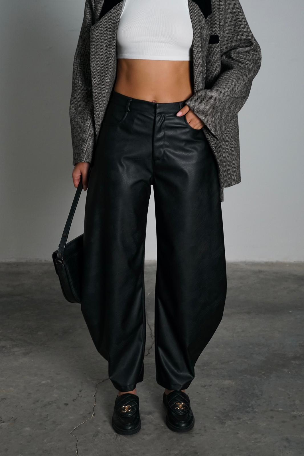 מכנסי ג'אגר - שחור - C’est Moi