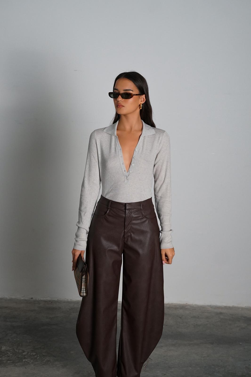 מכנסי ג'אגר - חום - C’est Moi