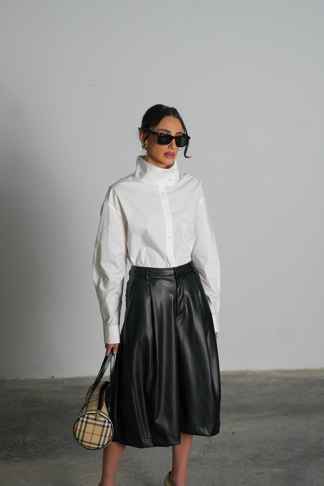 חולצת קרסנט לבנה - C’est Moi