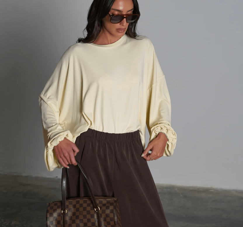 חולצת מייבי - חמאה - C’est Moi