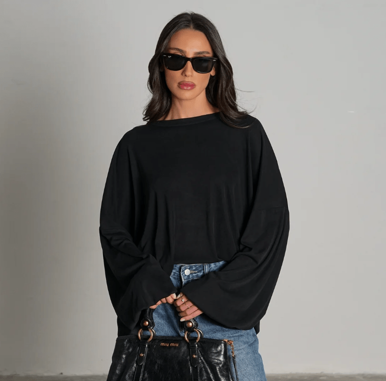 חולצת מייבי - שחור - C’est Moi